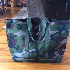 Extra large LL Bean Camo Tote